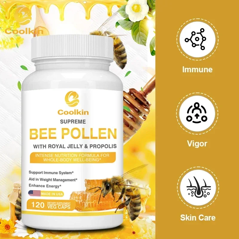 

Bee Pollen - Supports Overall Health, Boosts Immunity, Increases Energy, Promotes Digestive Health, and Enhances Vitality