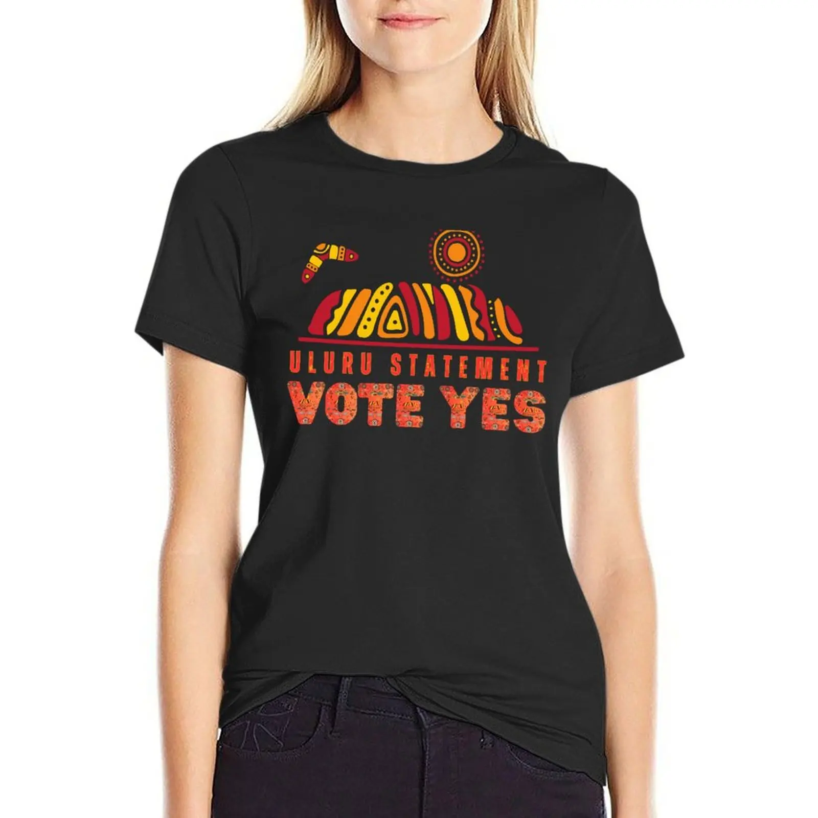 

Vote Yes T-Shirt hippie clothes oversized summer clothes cute clothes Woman T-shirts
