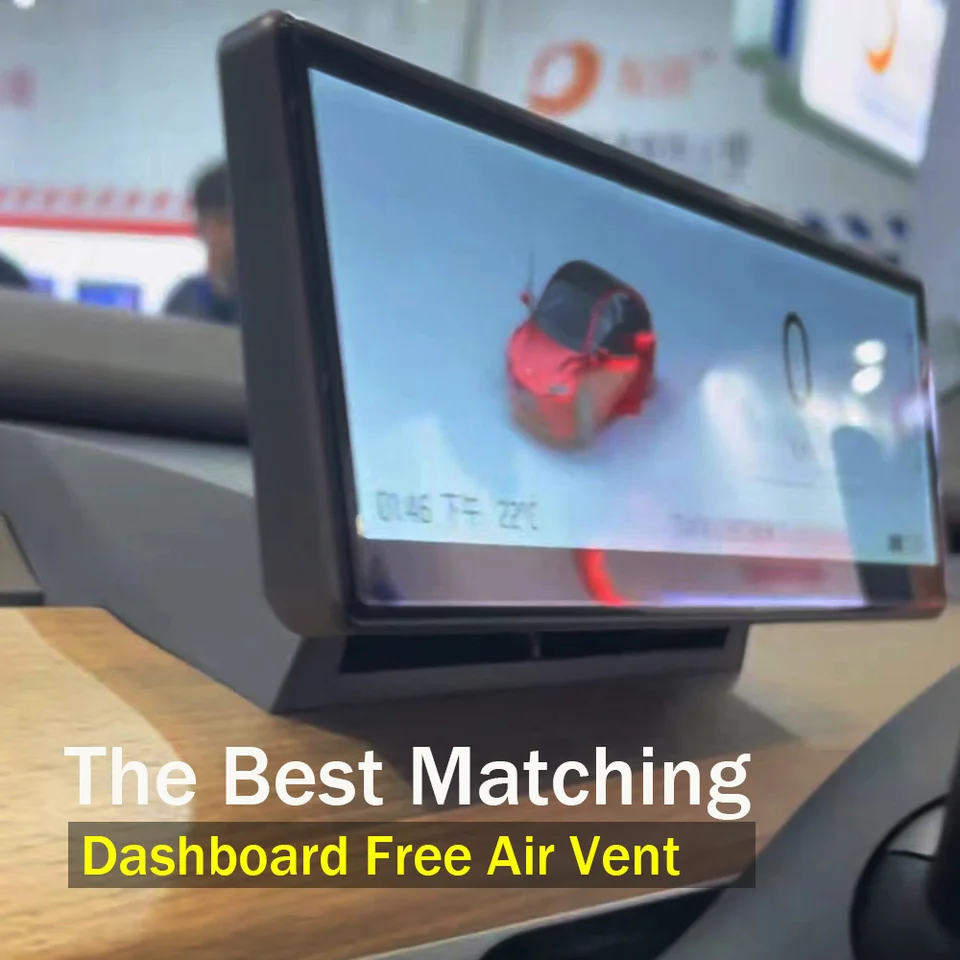 EANOP Tesla Model Y 3 용 8.8 인치 Carplay 대시 보드 디스플레이 지원 Andriod 자동 무료 에어 벤트 네비게이션 OTA 전면 뷰 캠 썸네일 7