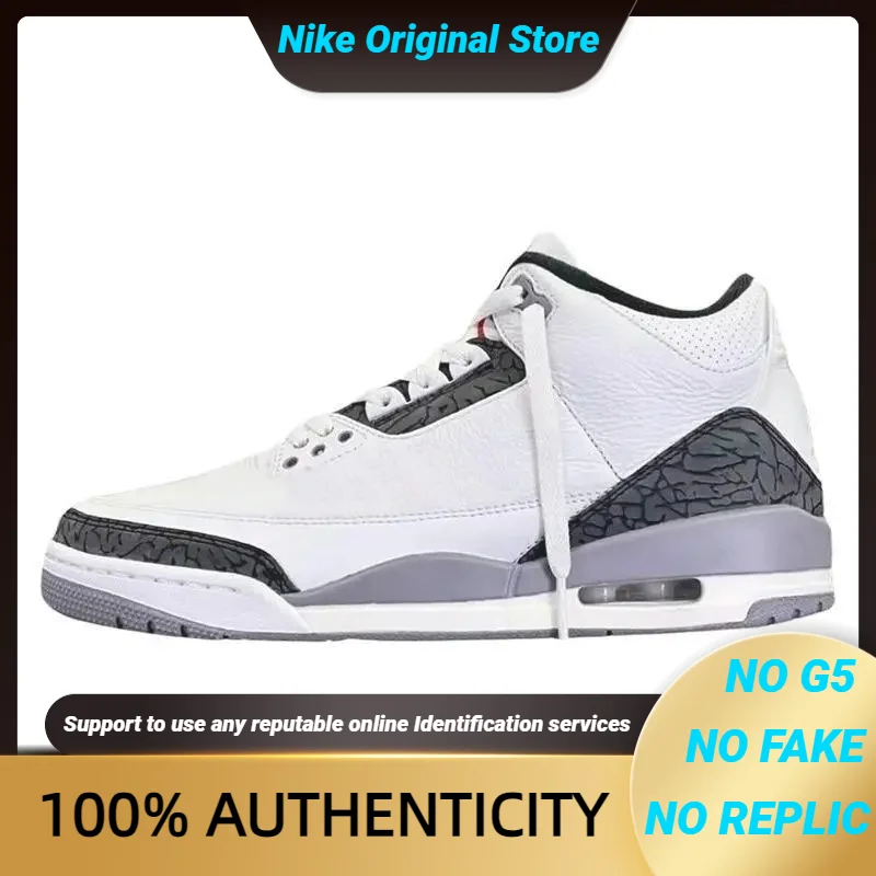 

Кроссовки Nike Jordan 3 Retro Cement Grey CT8532-106