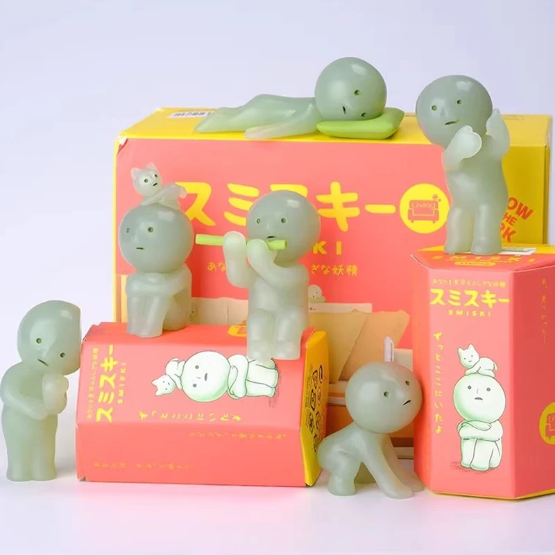 

SMISKI Living Series Blind Box Guess Bag Mystery Box Toys Doll Cute Anime Figure Desktop Ornaments Gift