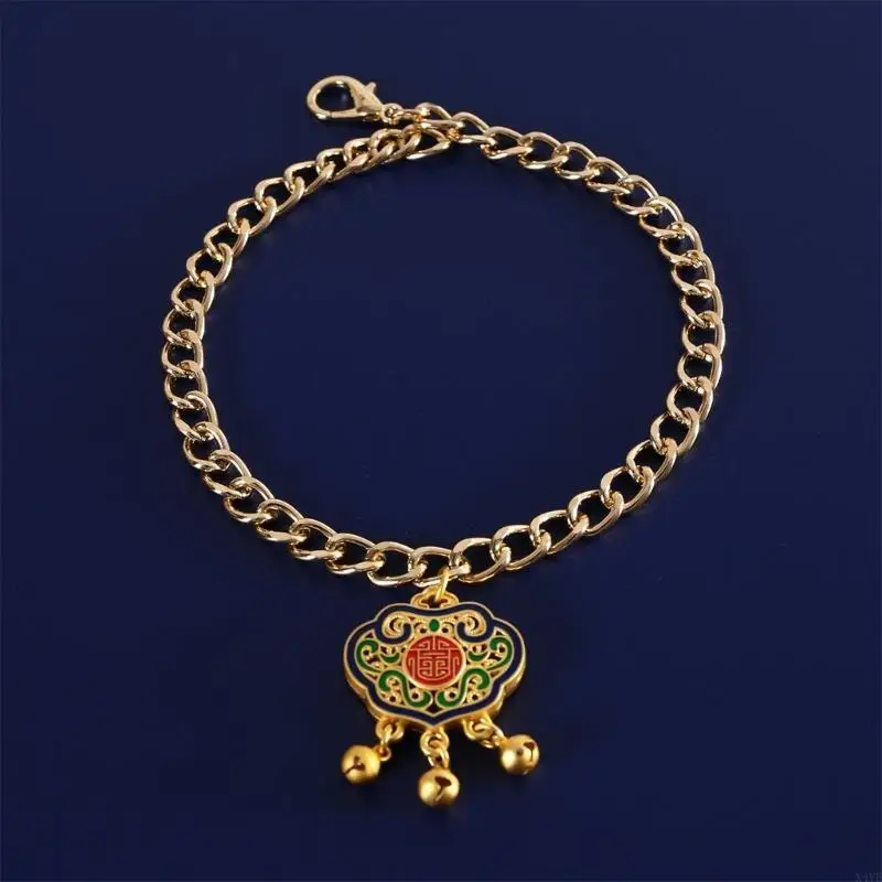 X4YE 4pack احتفالات الربيع طوق العلامة التجارية المحظوظة طول العمر المعادن قفل الكلب قلادة الحيوانات الأليفة الملحقات #5