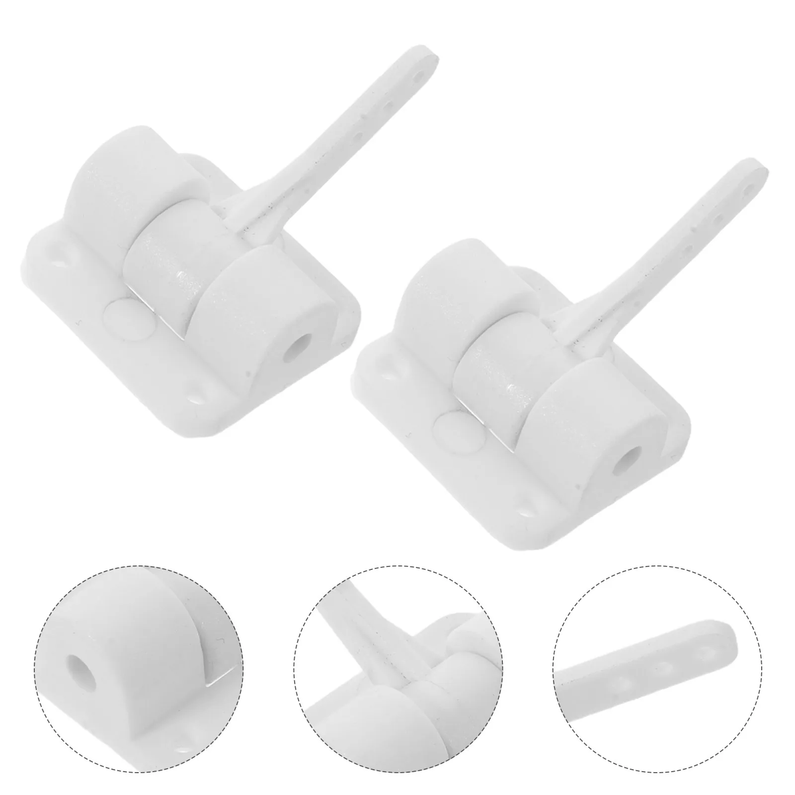 

2Sets Rc Landing Gear Fixed Mount Front Wheel Assembly Precision Steering Arm Mechanism Aircraft DIY Repair Parts for Fixed Wing