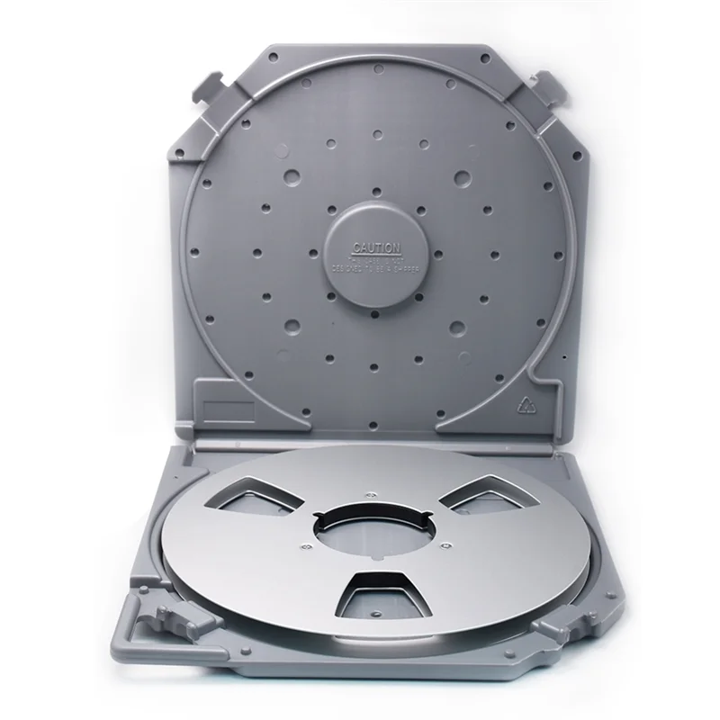 

7Inch Empty Takeup Reel With Empty Take Up Reels Storage Box Full Protection Open Reel Recording Tape Box Case B-AU47