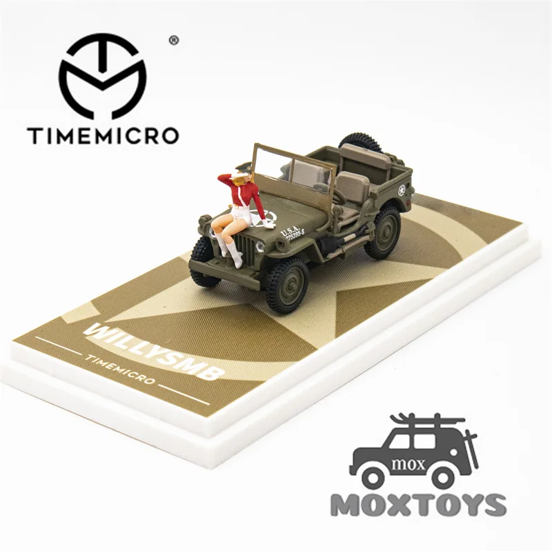 

Время микро 1:64 Willys MB 80th годовщина литая модель автомобиля