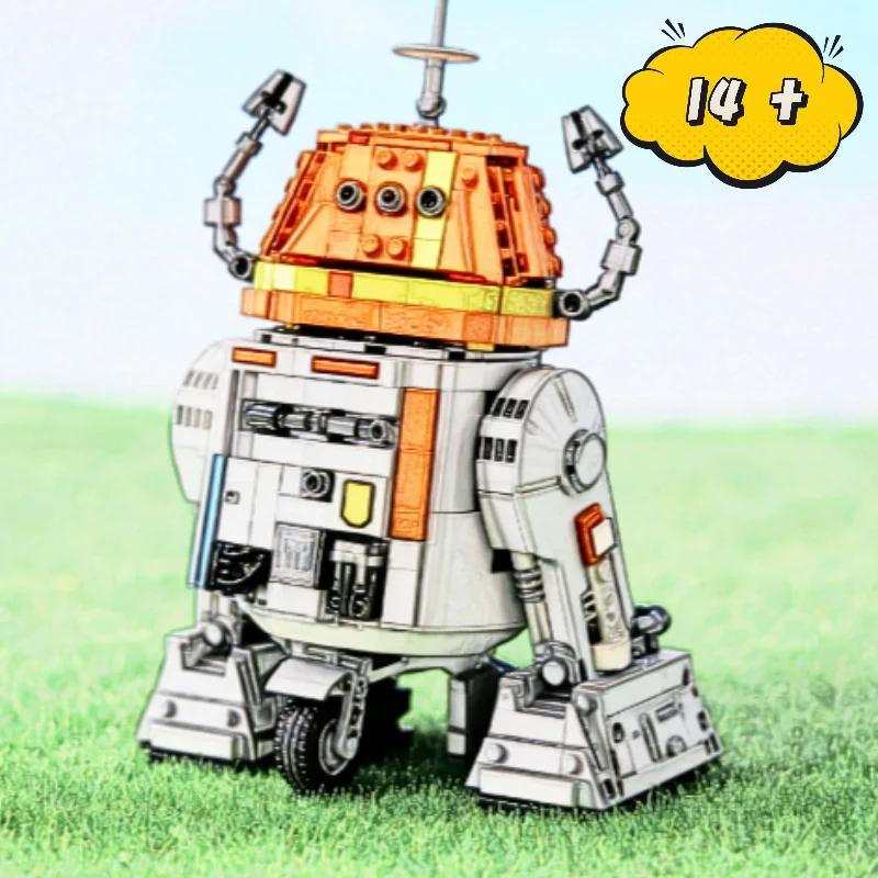 

Новинка 2026: Конструктор MOC «Робот» из 1039 деталей, модель «Астромех», развивающие креативность кубики-конструкторы, игрушки для детей, подарки на Рождество и День рождения