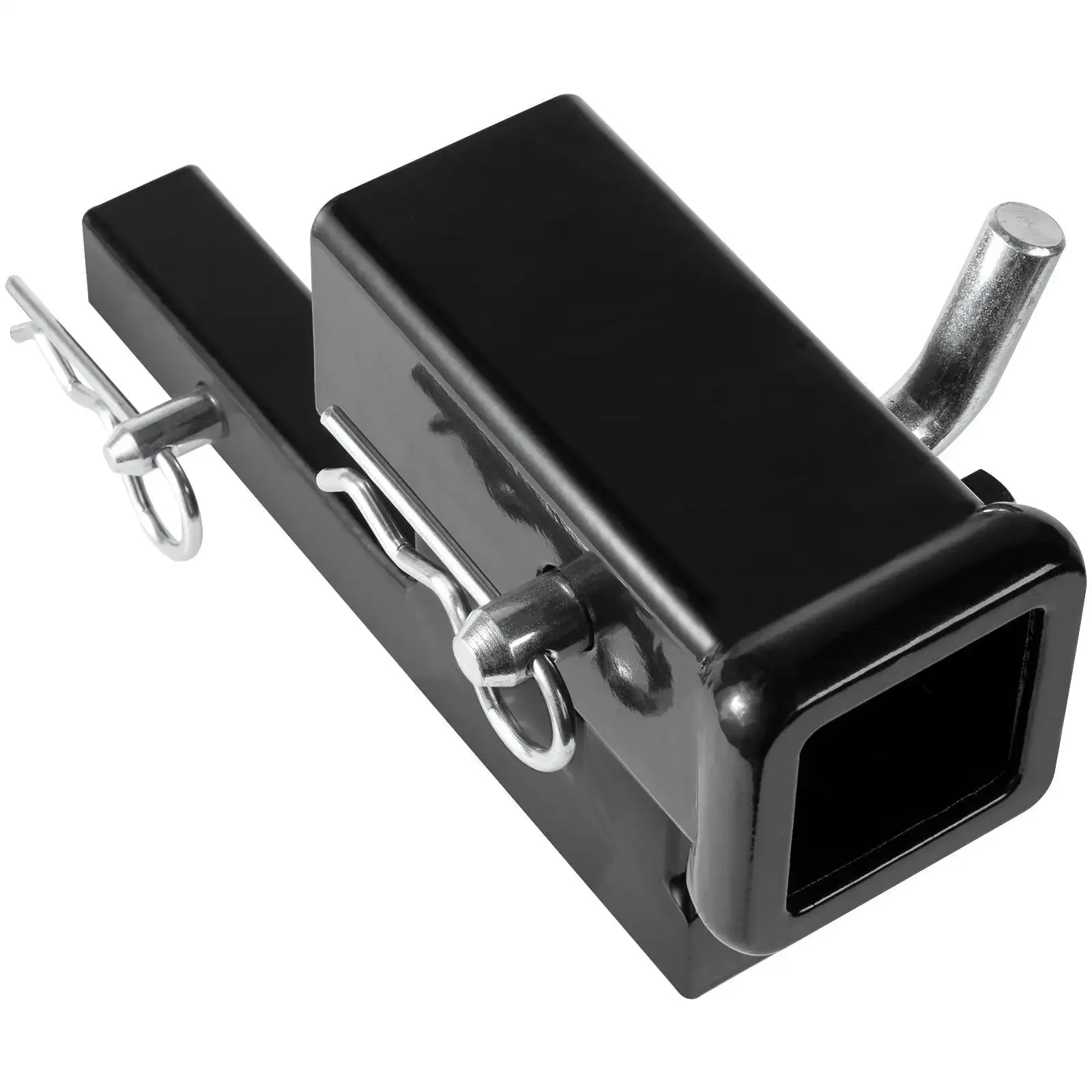 

1-1/4" to 2" Receiver Hitch Extender Extension, Trailer Hitch Riser with 4" Rise/Drop, 6-1/2" Extension Length, 4000 lbs