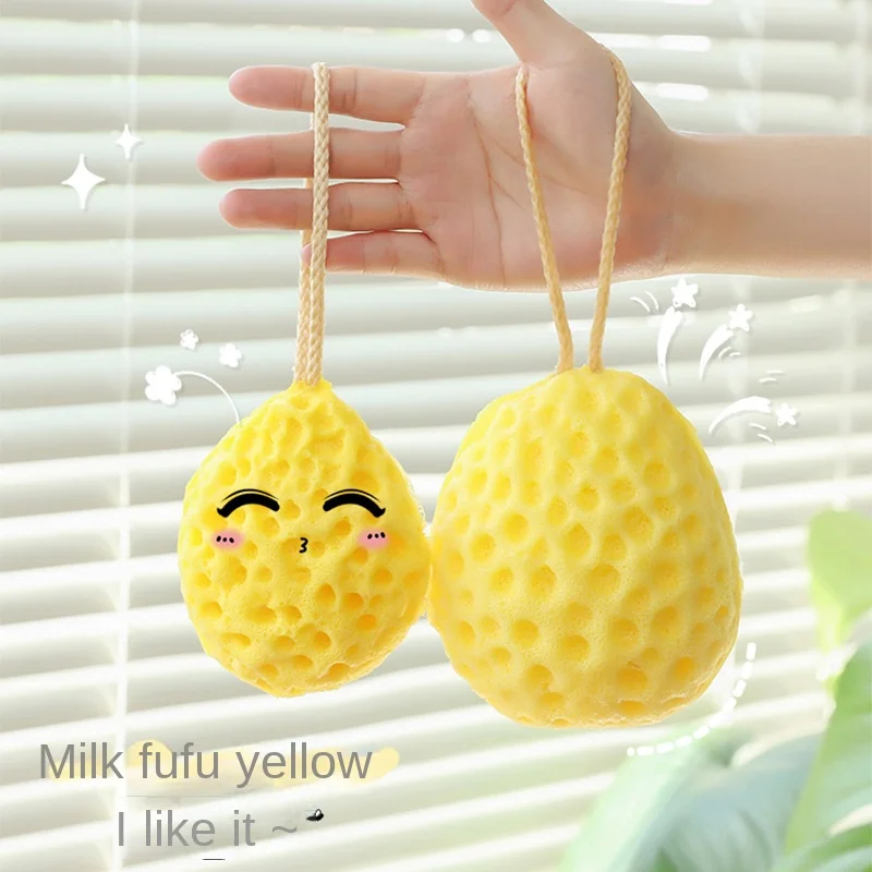 Honeycomb Bath Ball Is Super Soft and Foamy. It Doesn't Scatter After Bathing. It's A Bath Flower