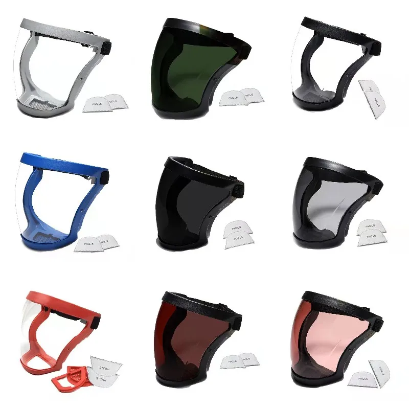 Welding Shield Work Protection Mask Full Face Protector Shield Transparent Facial Protector Face Protective Screen Kitchen Tools