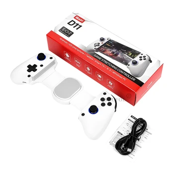 안드로이드 iOS PS3 PS4 스위치 콘솔용 텔레스코픽 게임 컨트롤러, 휴대폰 게임 패드, 터보, 6 축 자이로, 진동, BSP D11 