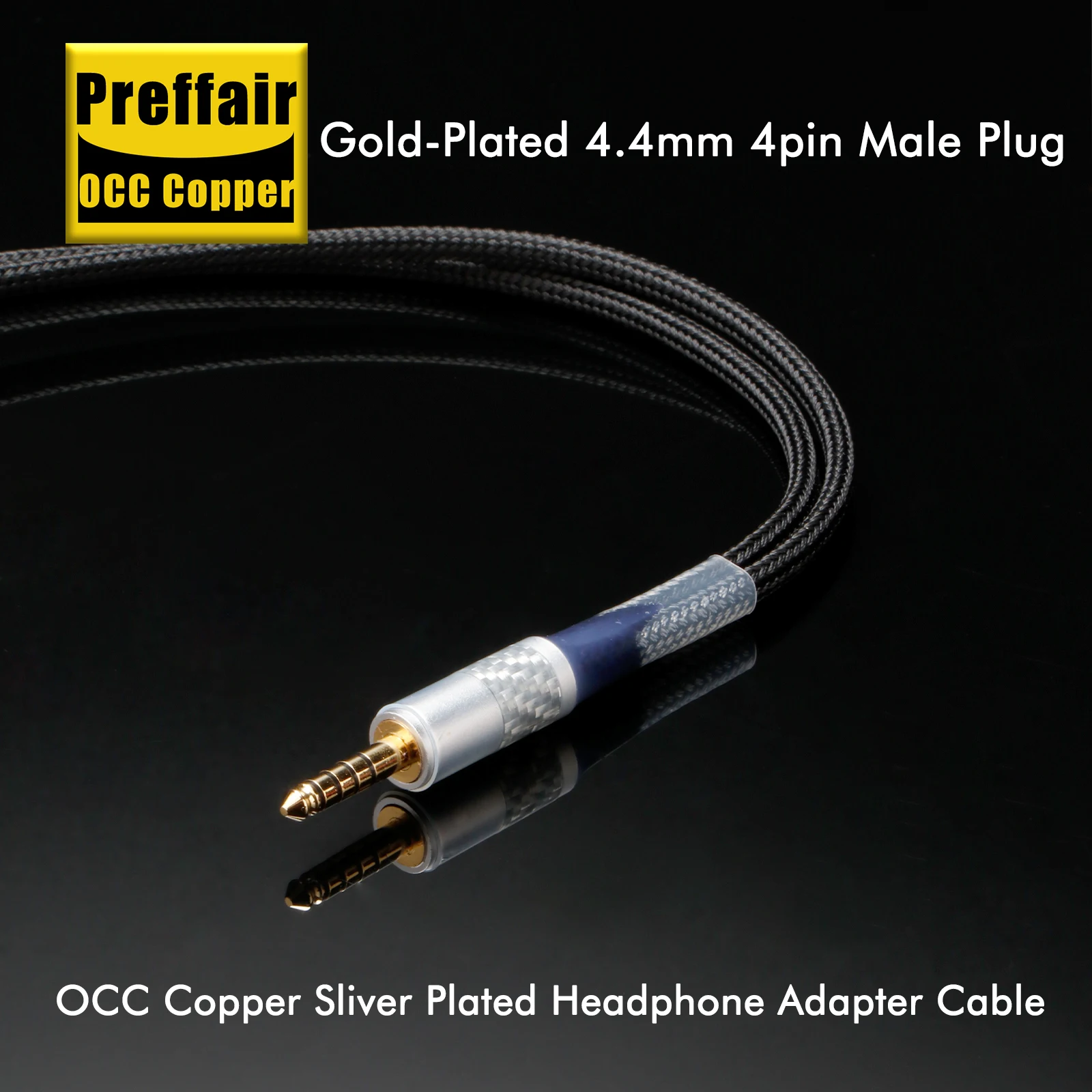 Preffair 8-adriges 4,4-mm-Stecker auf Dual 3-Pin XLR Buchse Audio-Adapterkabel für Audio-/Video-Systeme – Detail 5