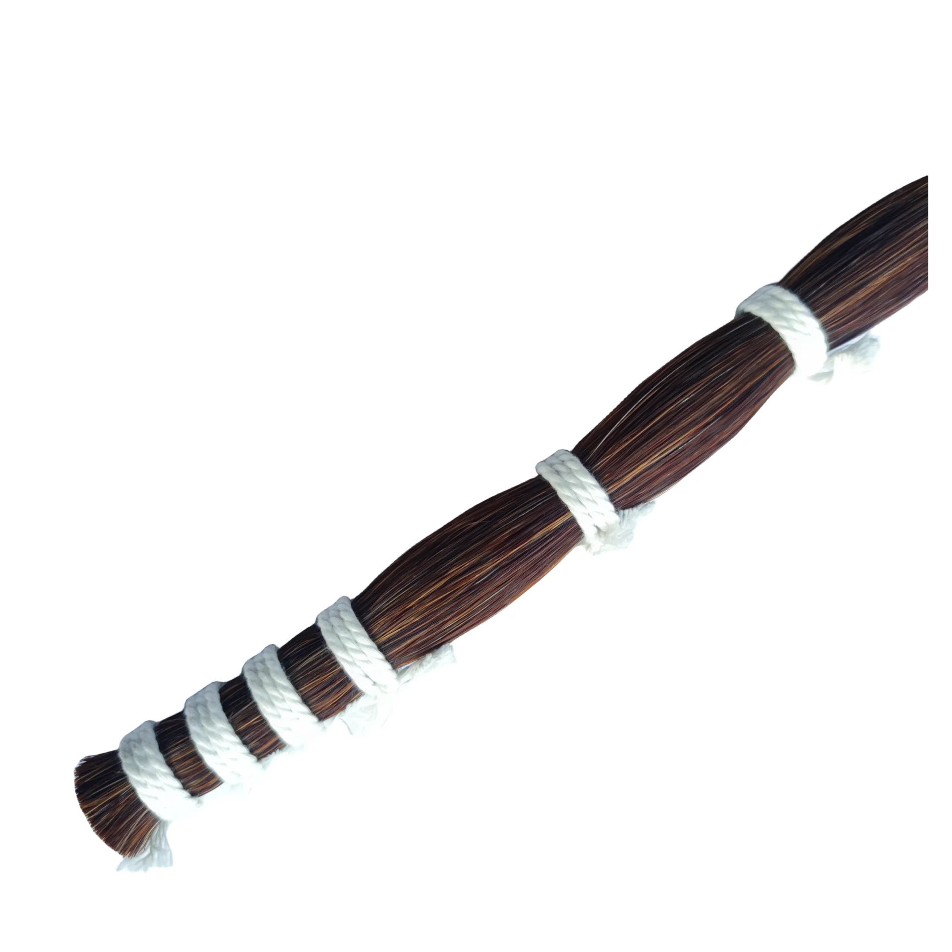 Pelo de cola de caballo semental, accesorio de alta calidad, en blanco, negro, marrón, para violín, 82-84 cm de longitud, 250g