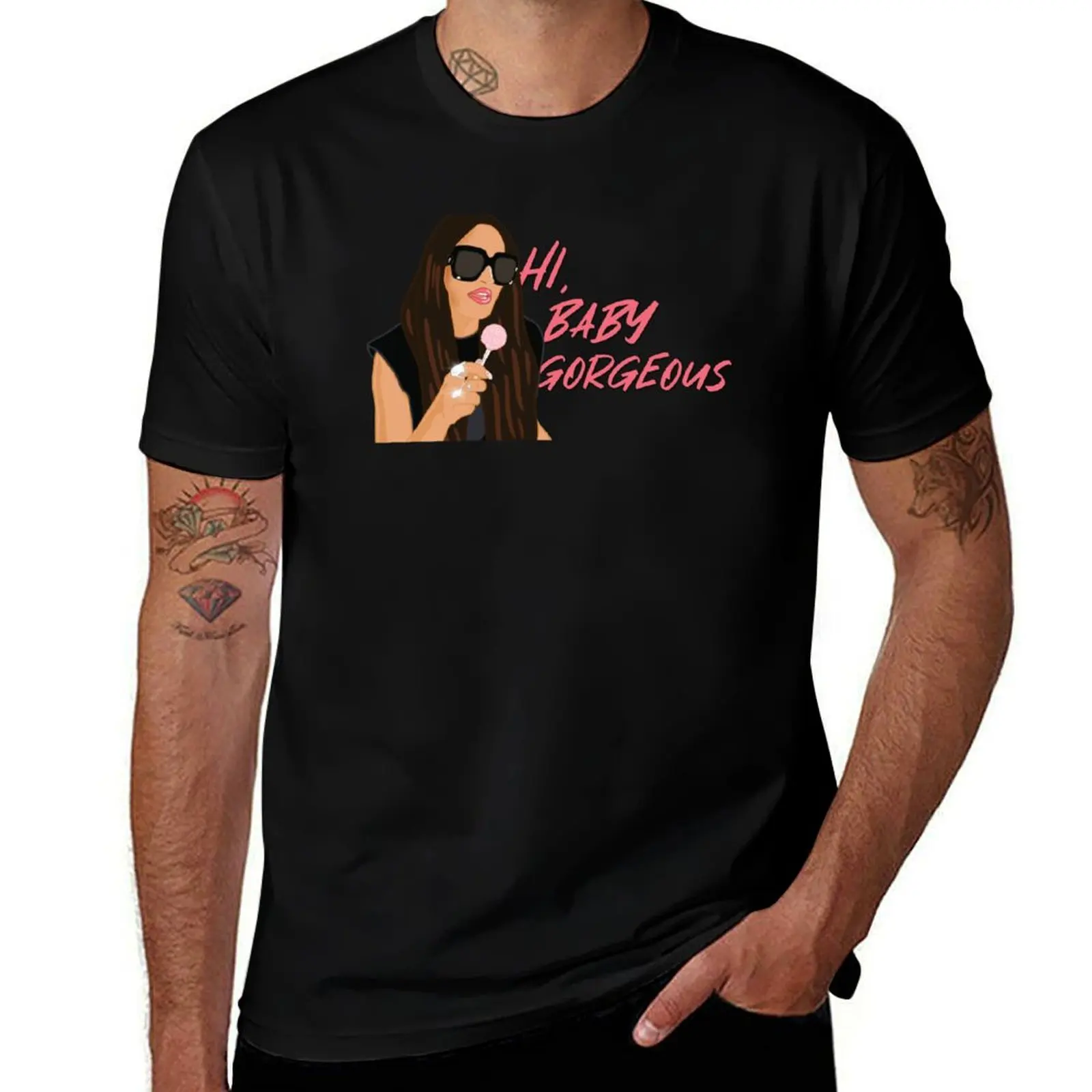 The Real Housewives of Salt Lake City Lisa Barlow Hi, Baby Gorgeous T-Shirt Big Size Short Sleeve Casual Top