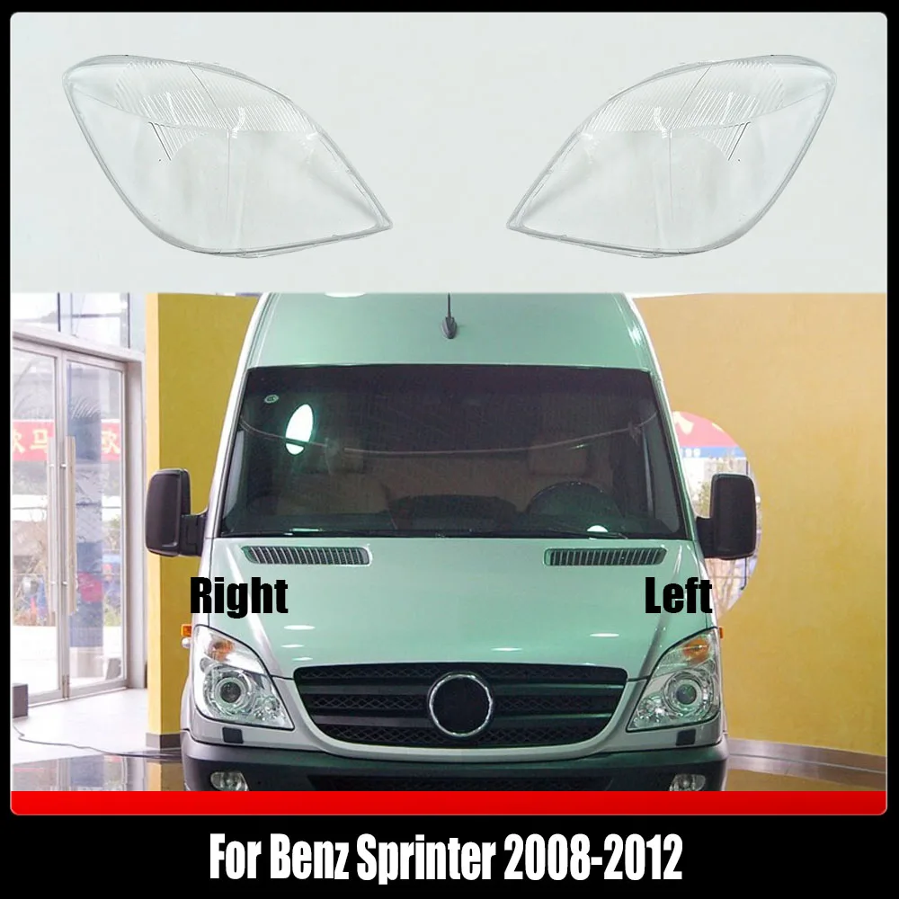 

Car Front Headlight Cover Auto Headlamp Lampshade Lampcover Head Lamp light glass Lens Shell Caps For Benz Sprinter 2008-2012