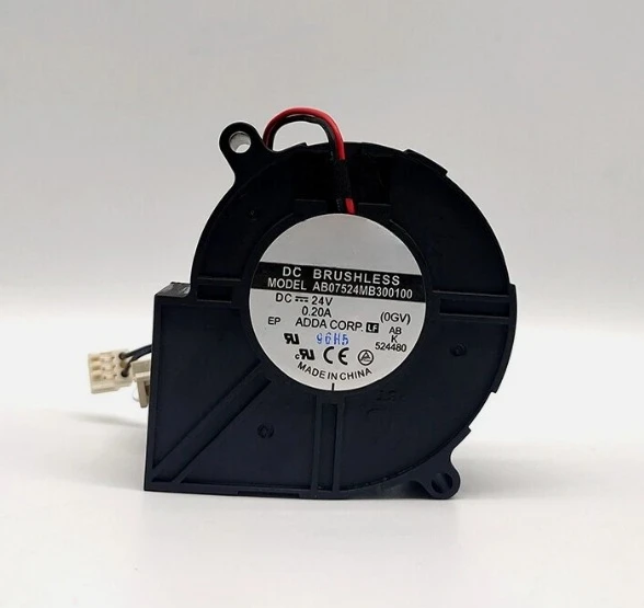 

Brand new 24V 0.20A AB07524MB300100 7530 7CM Turbo-blower Fan Fast delivery