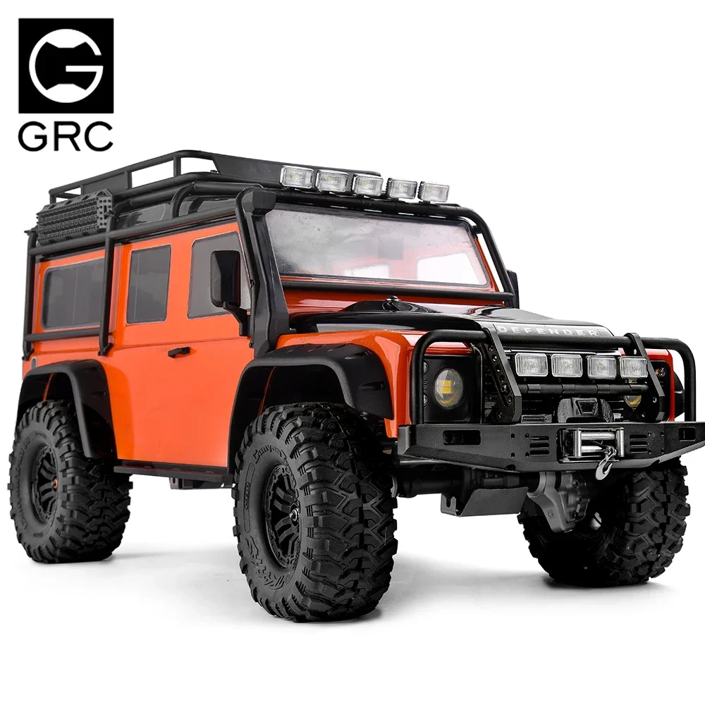 GRC 20mm Rectangle Spotlights Square Led Lights Searchlight for 1/10 RC Car TRX4 Defender Bronco SCX10 JK D90 D110 #G157UY/W