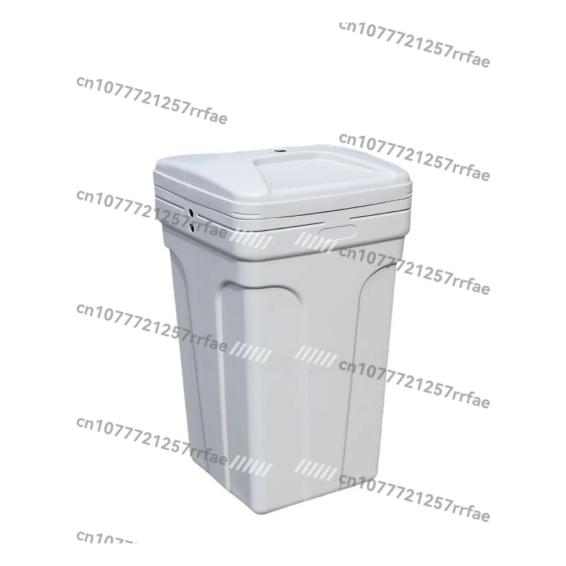 

Square PE salt tank water softener water treatment 70/100L softening equipment plastic medicine storage salt bucket