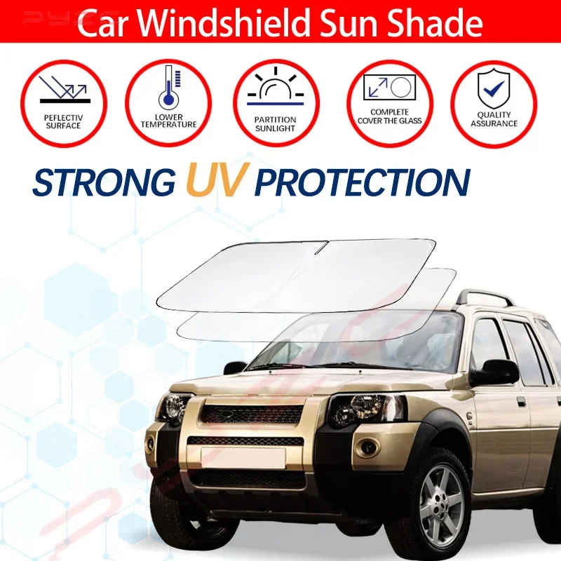 

Windshield Sun Shade For Land Rover Freelander 1 Freelander 2 4X4 Sunshade Sun Visor Protector Foldable Blocks UV Rays Cooler