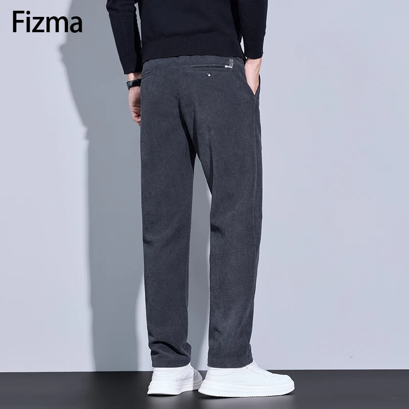 Fizma Herfst Heren Golfbroek Hoge Kwaliteit Elasticiteit Mode Business Casual Baggy Broek Effen Veelzijdige Broek Herenkleding