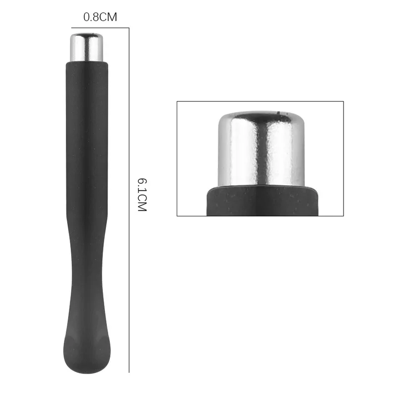 1pc-Super Forte Silicone Nero Cat Eye'sNail Magnete Stick Professione Gel Cat Eye Strumento magnetico Penna magnetica per nail art fai da te