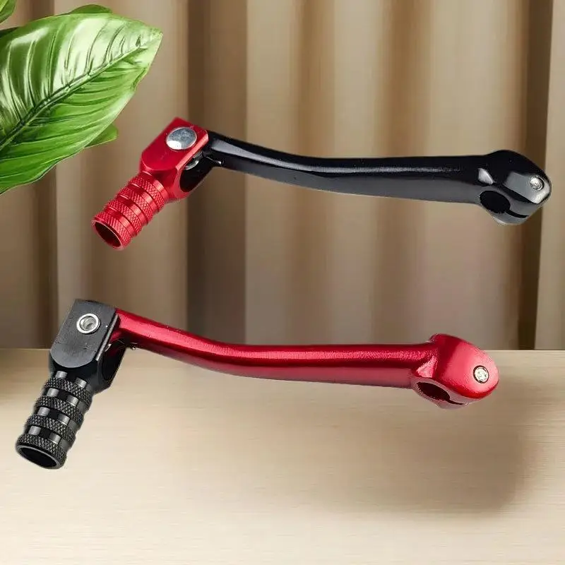 

10-11mm Universal Motorcycle Folding Aluminum Gear Shift Lever, Designed For ATV 50/110/125/150/250cc Dirt Bike Pit Bikes