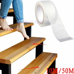 10M 5M Bathroom Anti Slip Tape Waterproof Non-Slip Traction Grip Tape to Tubs Boats Stairs Clear Soft Comfortable For Bare Feet