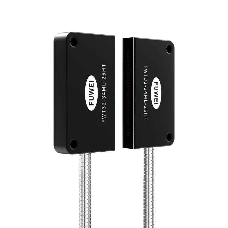 Imagem -06 - Fibra Óptica Máscara Sensor Bainha Metálica Grade tipo Matriz Fuwei-fwt3234ml25ht