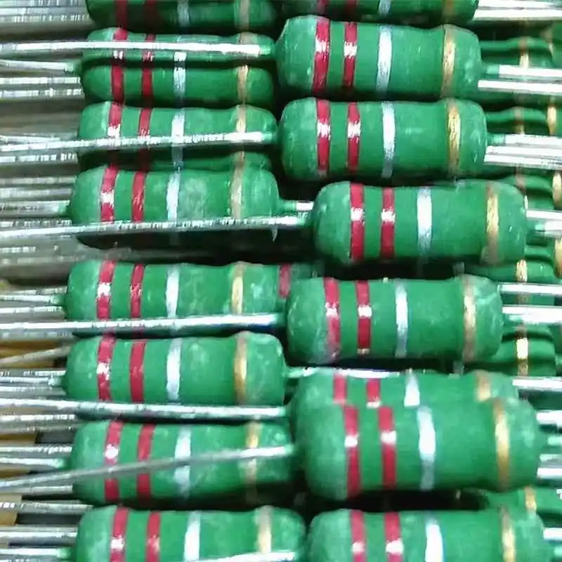 20PCS/LOT Oxide film resistor for electric vehicle charger, 2WS, 0.22 ohm, 0.22R, red-red-silver-gold, 4*11, 5% tolerance.