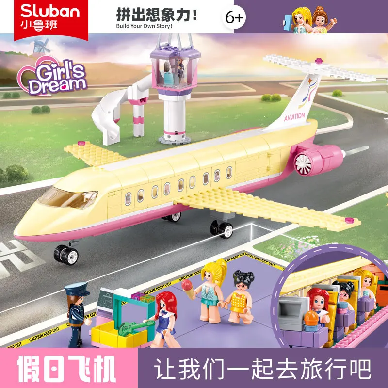 سلوبان فريندز الفاخرة يخت قارب حفلة كروز سفينة نموذج اللبنات السفينة مجموعة البحر 8 أرقام MOC لعبة لفتاة هدية عيد ميلاد