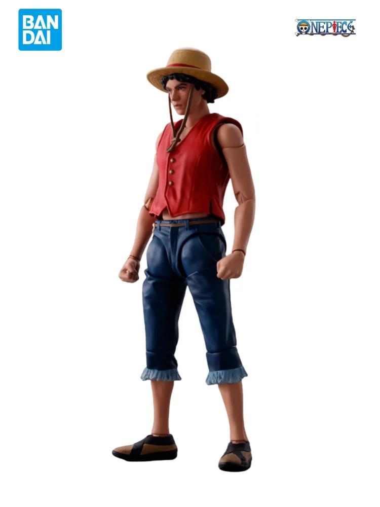 

Doll Brand New Boxed In Stock Bandai Original Box Original One Piece Shf Netflix Monkey D Luffy Anime Characters Garage Kit