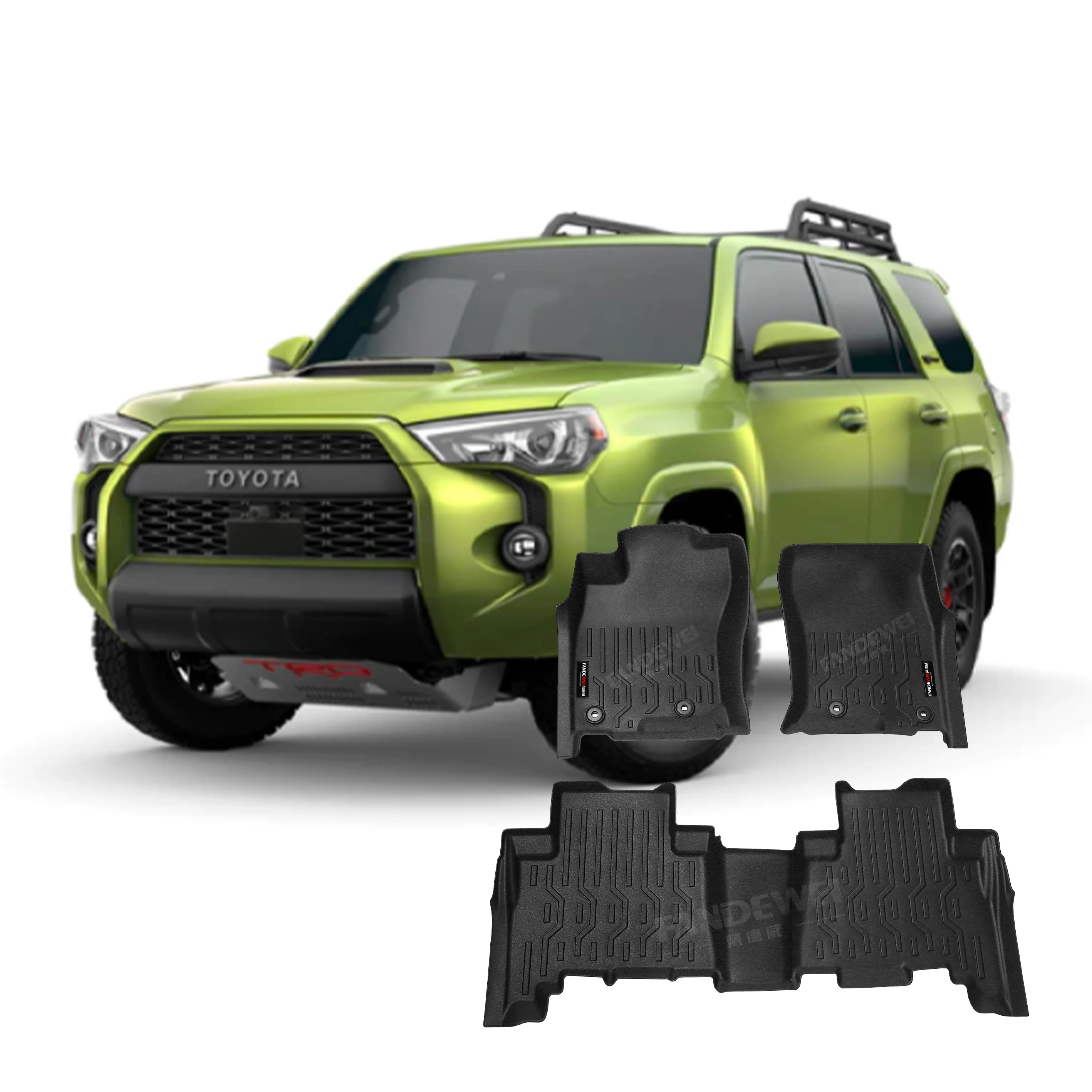 

Резиновые автомобильные коврики 3D TPV для TOYOTA 4 Runner 2016+ 2020-2022+ RUSH 2017+ 76 серии Автомобильные аксессуары Коврики для багажника Автомобильные подушечки для ног