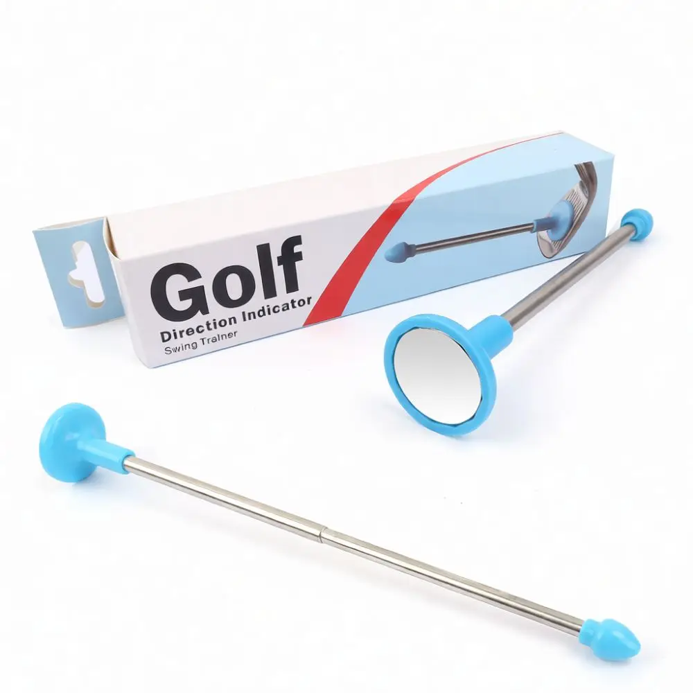 Golf Alignment Stick Swing Training Aid Putting Practice Indicator Correction Tool Useful Stainless Golfing Accessory Kit