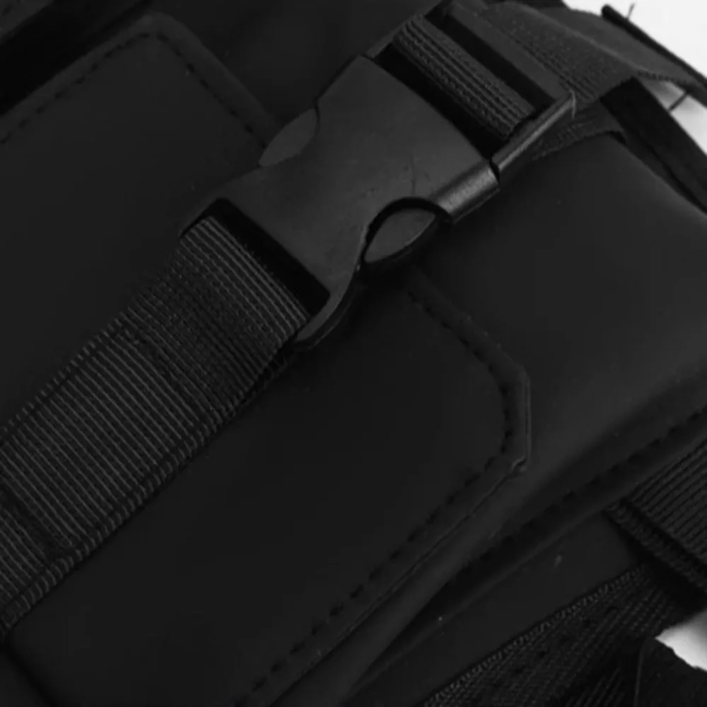 عارضة متعددة جيوب تشغيل سترة حقائب الظهر أزياء للجنسين الهيب هوب الشارع الشهير المحمولة قابل للتعديل صدرية أكياس تخزين الهاتف #1