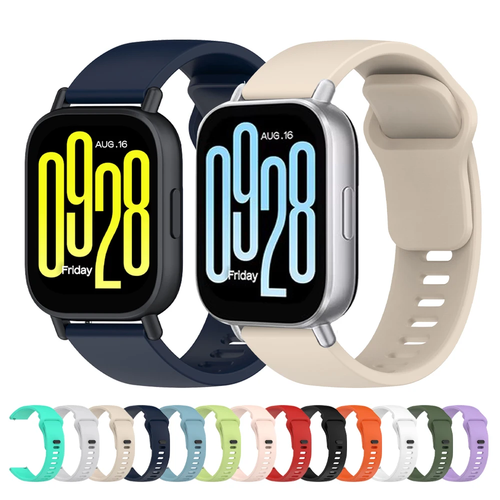 22 mm Silikonarmband für Redmi Watch 5 Active/Lite Soft Band für Xiaomi S4/S3/S2 46 mm/S1 Pro Active Correa Ersetzen Sie den Armbandgürtel