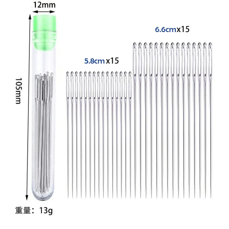 15/25 szt. Igły do szycia domowe do naszycia do cerowania ze stali nierdzewnej igły do szycia akcesoria rzemieślnicze do narzędzia hafciarskie