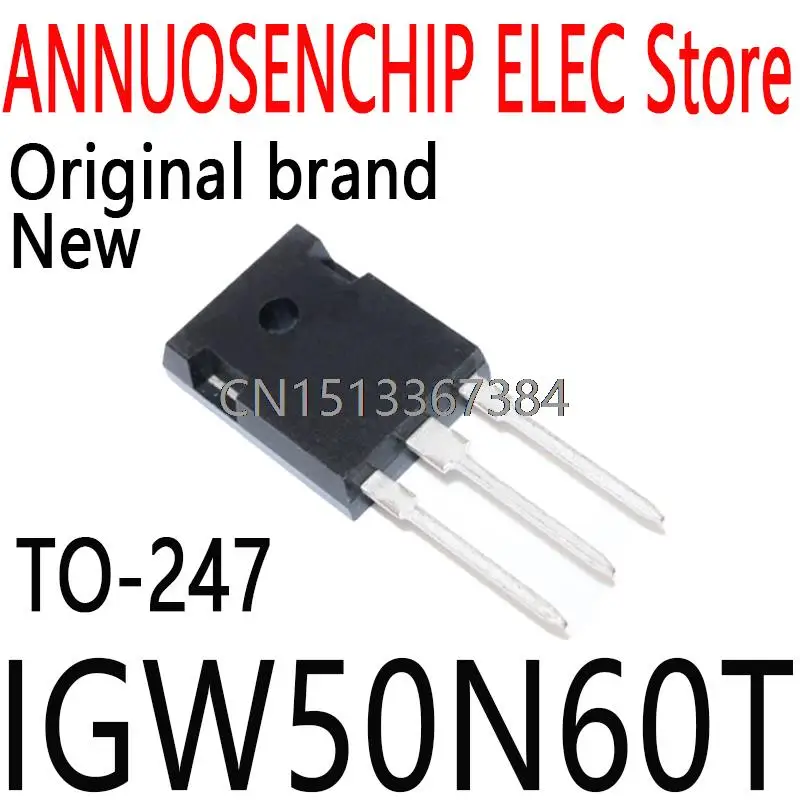 10PCS New and Original G50T60 50N60 TO-247 50A 600V IGW50N60T 