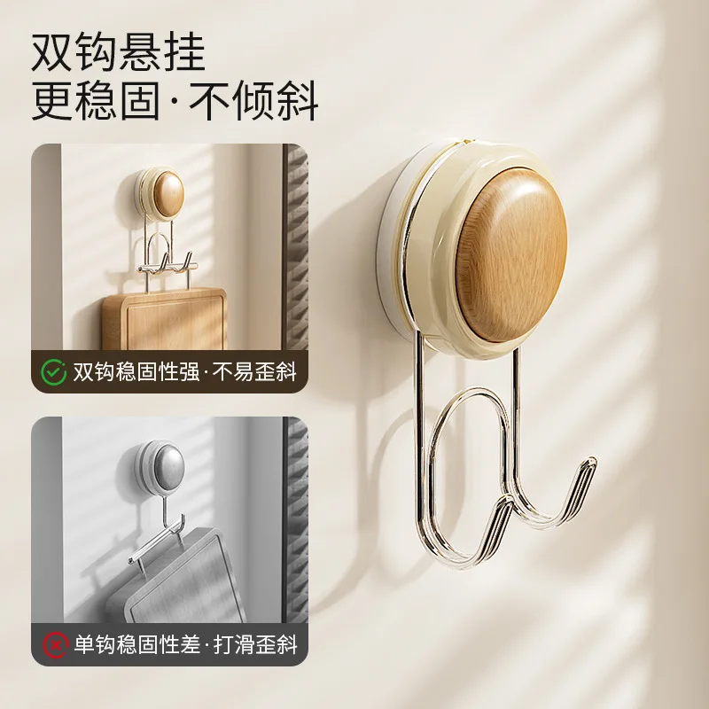 LMM suction cup kitchen cutting board hook non-punching chopping board placement rack non-marking spatula hook
