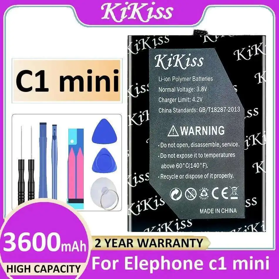 

3600Mah Mobile Phone Battery Environmentally Friendly For Elephone C1 Mini