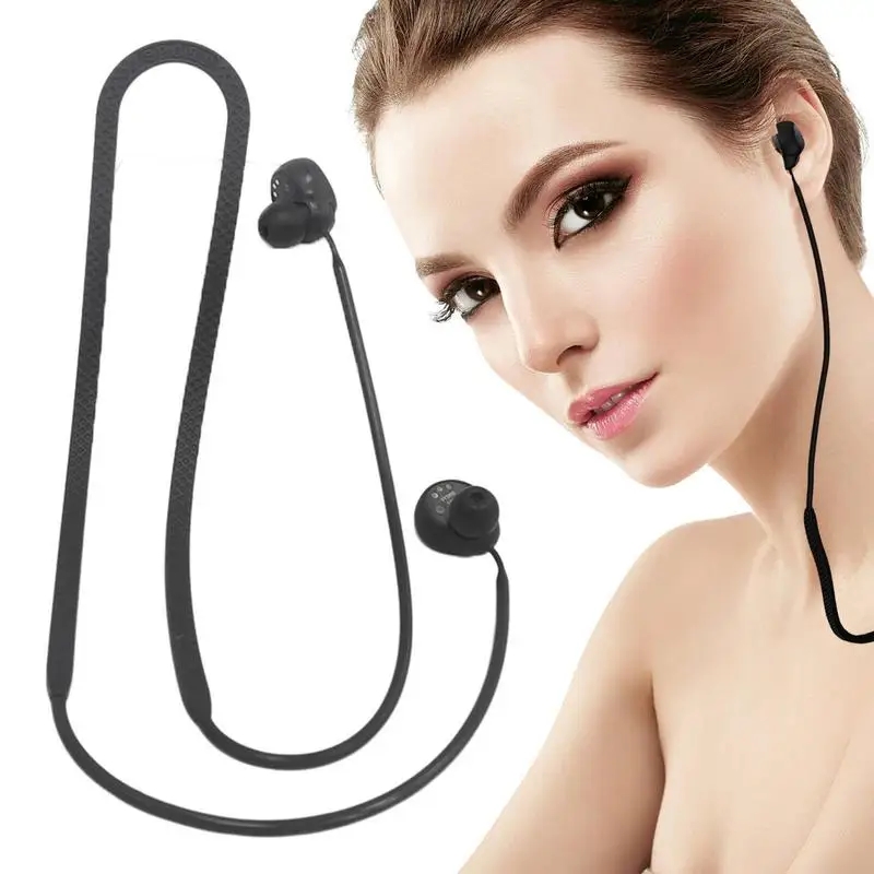 1PC Anti-Lost Silicone Earphone Rope Holder Cable For Link Buds S Wireless Blue tooth Headphone Neck Strap Cord String