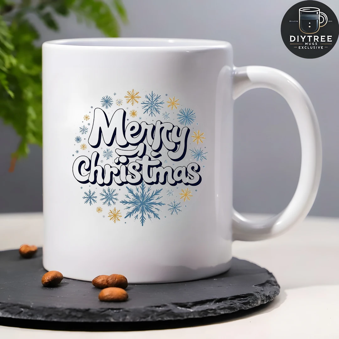 كوب سعة 11 أونصة + كوب ندفة الثلج الكرتوني + هدية مكتوبة بخط اليد لعيد الميلاد المجيد - كوب للأطفال كوب قهوة للمكتب العائلي #4