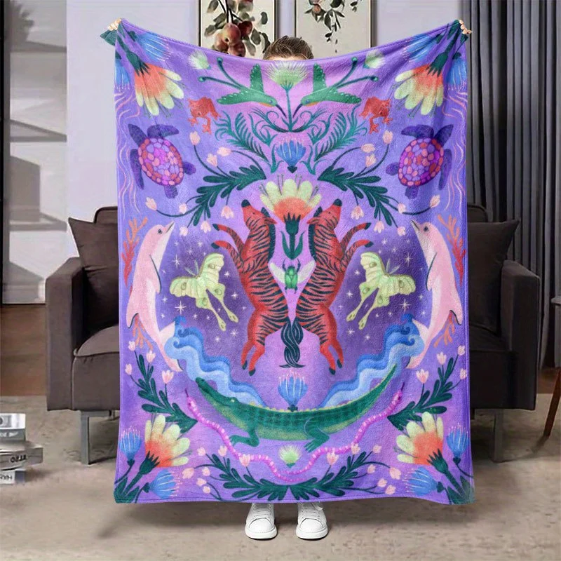 

Luxury Velvet Dream Blanket Reversible Flannel Throw for Elegant Comfort AllSeason Opulent Style Gift