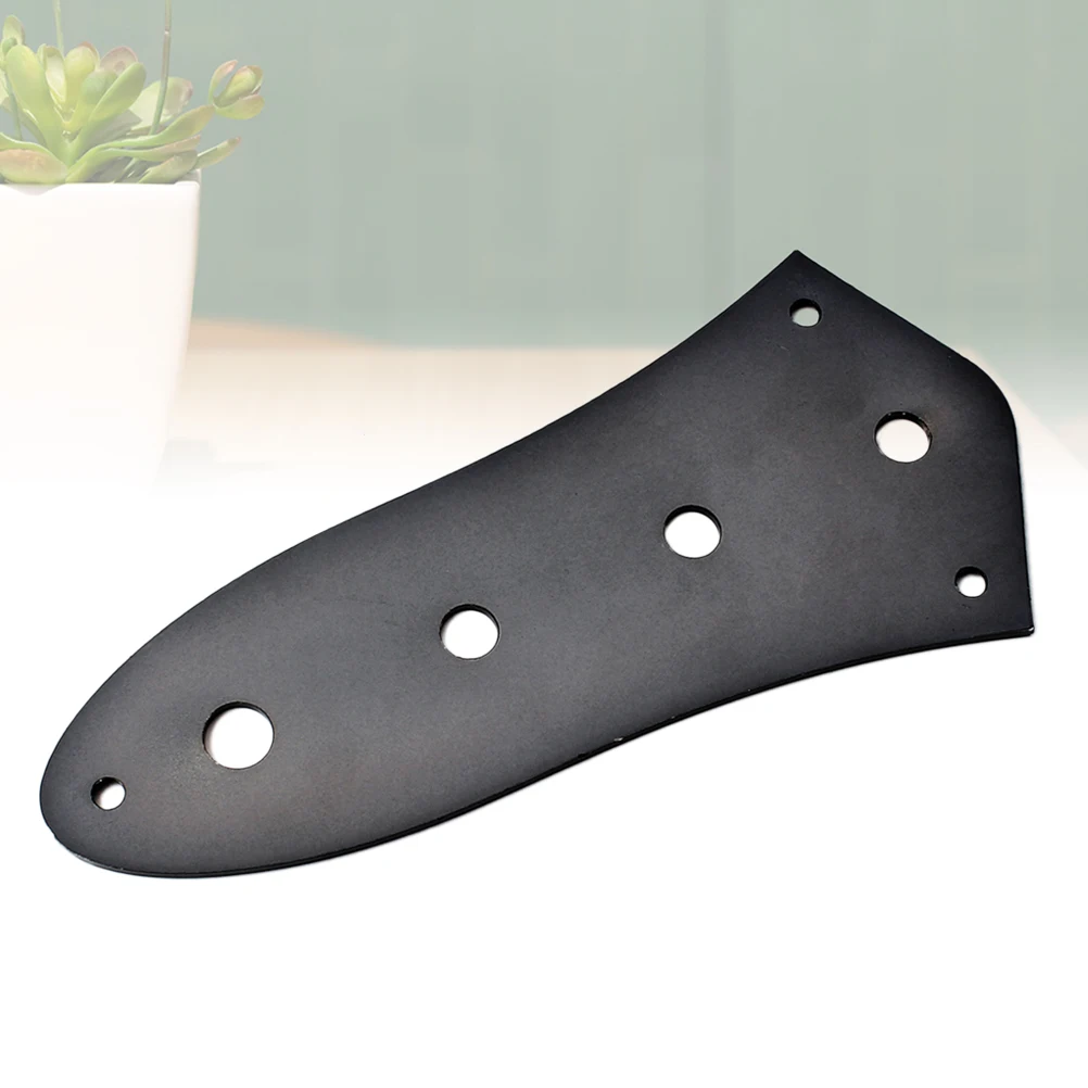 

4 Hole Replacement Plated Steel Blank for Vintage Bass Guitar Control Plate For Guitar Parts Accessory Iron Plate