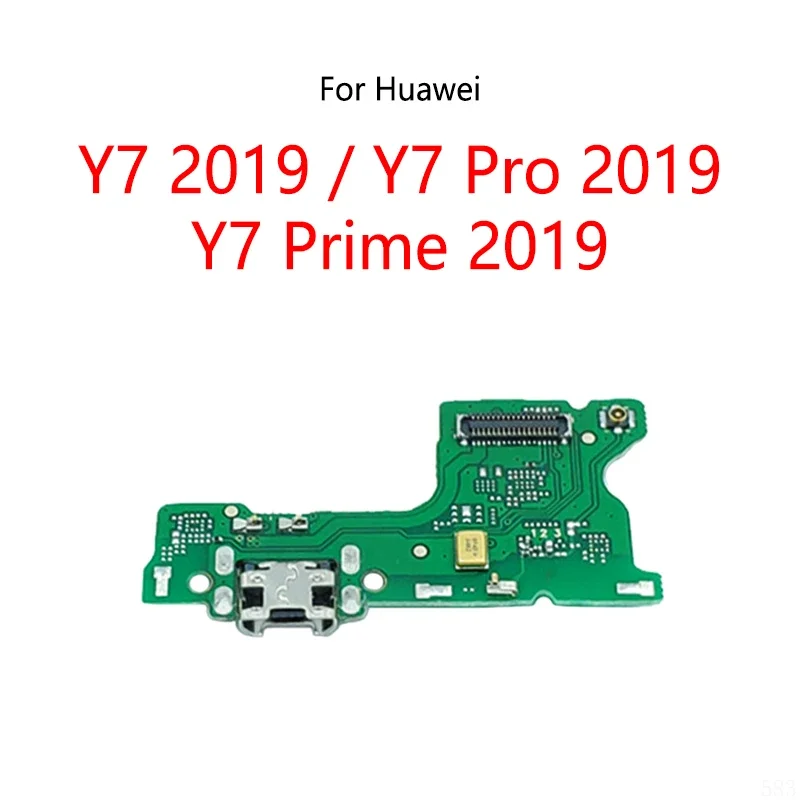 Pop For Huawei Y7 Pro 2019 / Y7 Prime 2019 USB Charge Dock Port Socket Plug Connector Flex Cable Charging Board Module