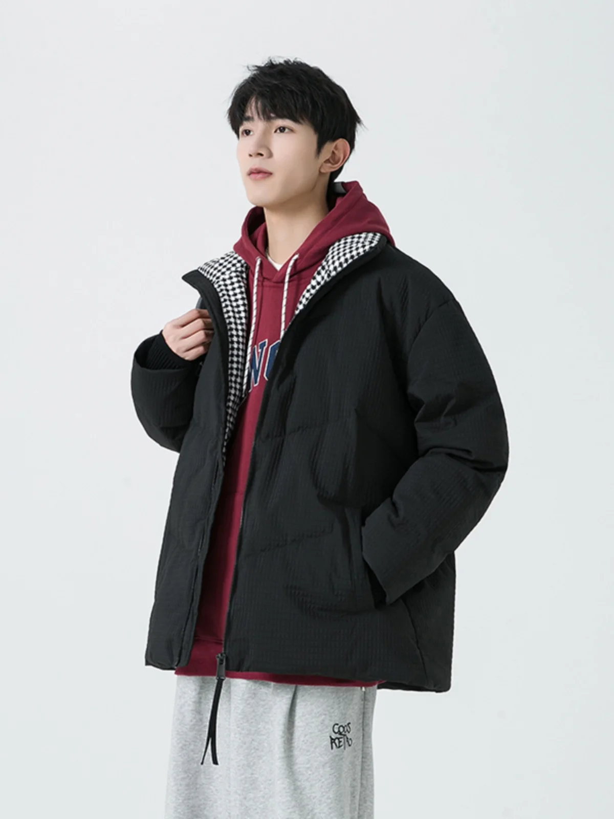 

Мужская зимняя утепленная куртка Hong Kong Sle: повседневная, свободного кроя, больших размеров, теплая, ветрозащитная, белая, пуховая, рабочая одежда