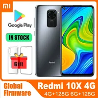 Global rom Xiaomi Redmi 10X / note 9 4G Global ROM 4GB RAM 128GB ROM Mobile Phone MTK Helio G85 48MP Quad 5020mAh used phone