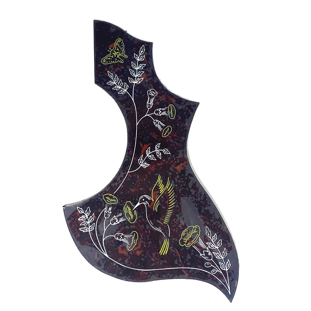 Hummingbird Guitar Pickguard HB Right Hand Internal Diameter 115.6mm L*W 252.63*144.6mm