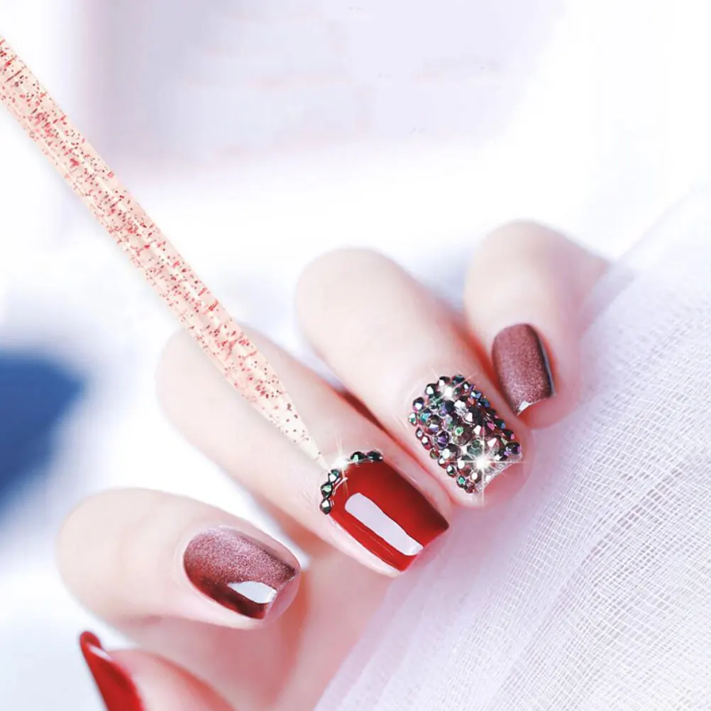 

400Pcs Nail Art Tools Set with Dotting and Cleaning Functions Strong Manicure Sticks for Long Term Use Portable Nail Equipment