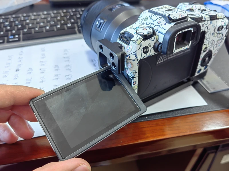 قوس CozyShot-L لكاميرا كانون Eos R8 ، حامل يد عمودي ، لوحة سريعة