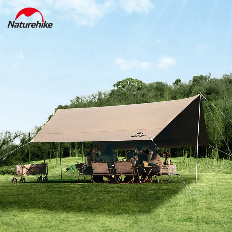 

Naturehike Cloudy Canopy 10-12 Persons Tarp Shelter Camping Awning Black Vinyl Sunscreen Waterproof PU18000MM Outdoor Hiking