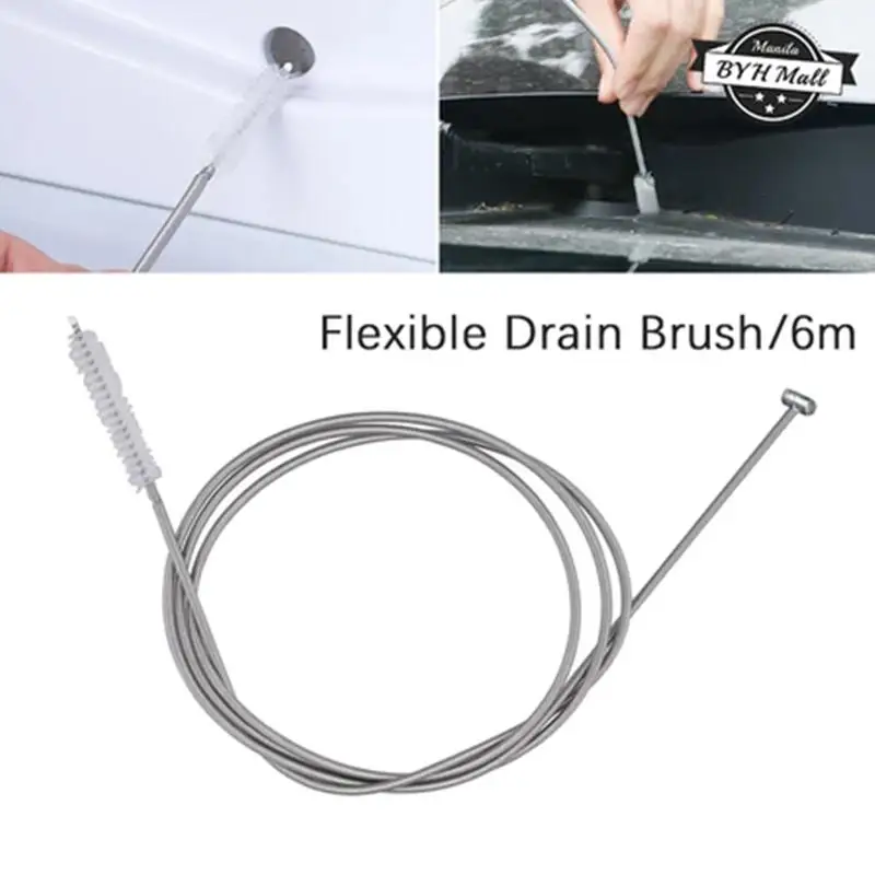 Wholesale 6m Air Conditioner Drain Pipe Dredging Brush Extra Long Pipe Tube Cleaner
